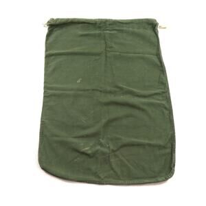 Army Cotton Sateen Military Vintage Laundry Bag 31 X 22 Drawstring US Stamp 60s